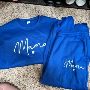 Cozy Blue 'Mama' lounge Set
